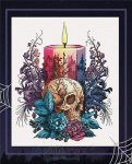 (image for) Candle Skull Roses